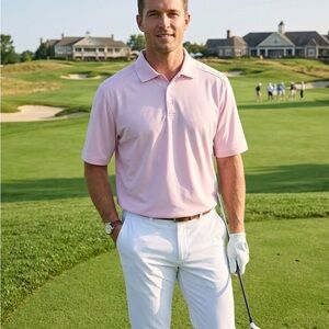 Bollé Classic Pink Polo Shirt for Men